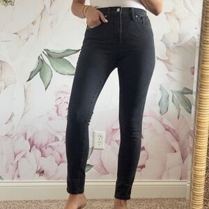 Madewell 9" High-Rise Skinny Off-Black Wash Women's Jeans Size 27